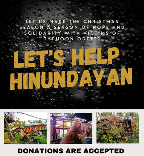 Fund Drive for Typhoon Hinundayan Victims