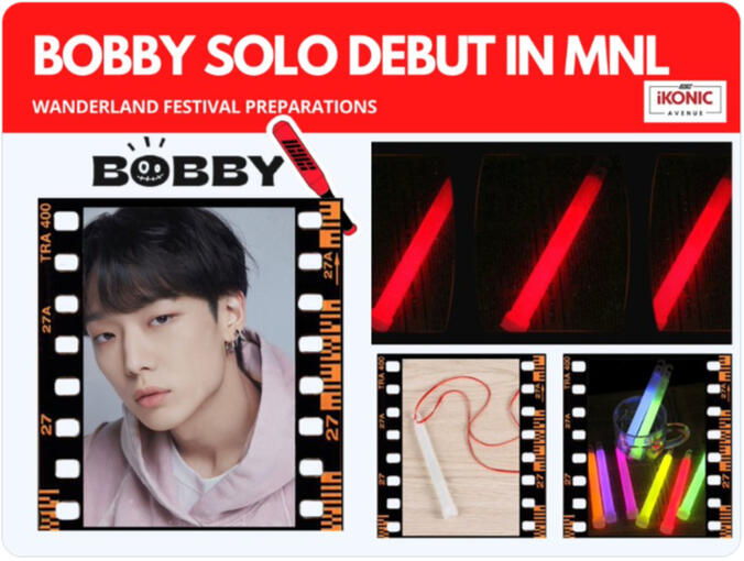 Red Lightsticks for Bobby in Wanderland